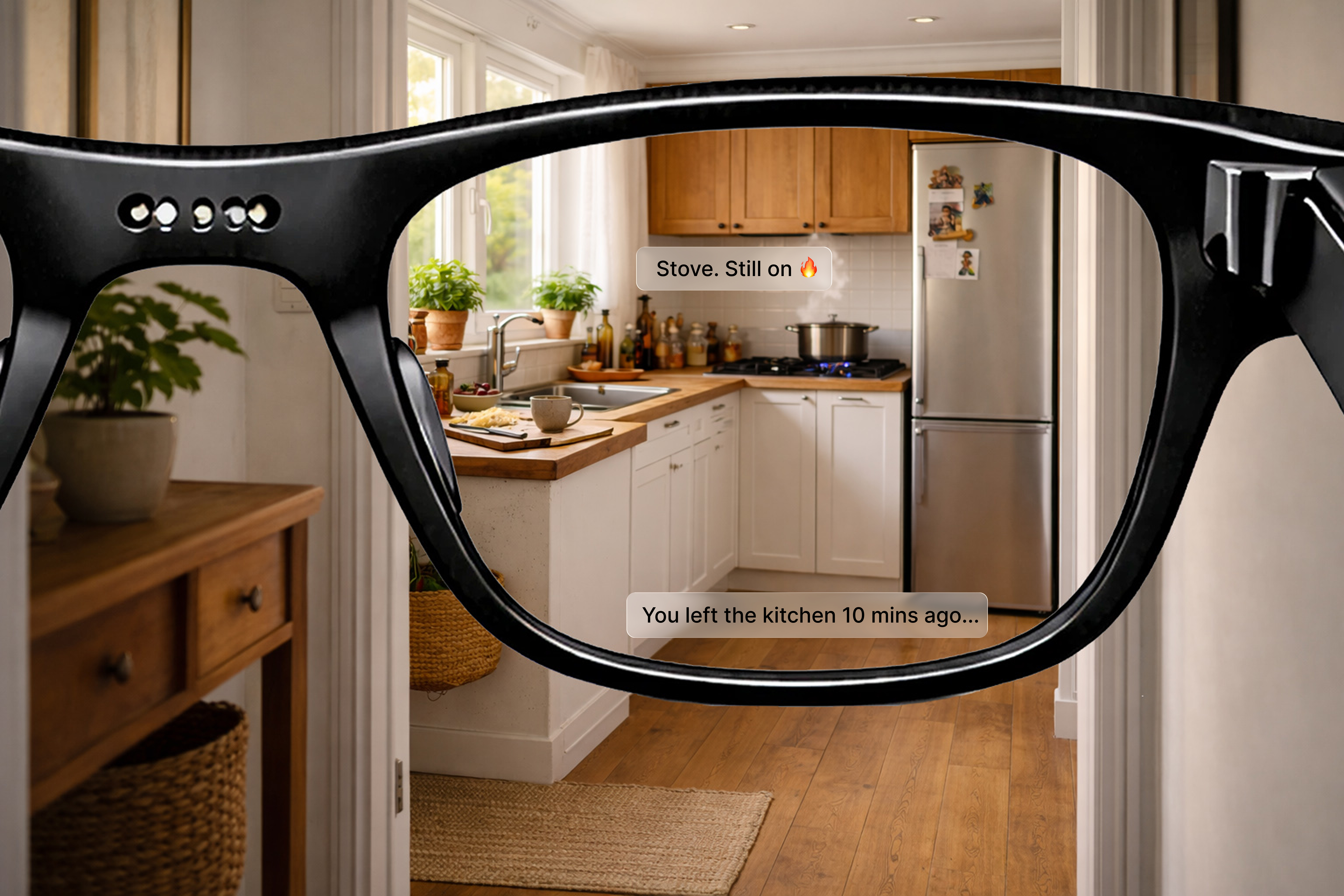 Kitchen stove with Presence safety monitoring