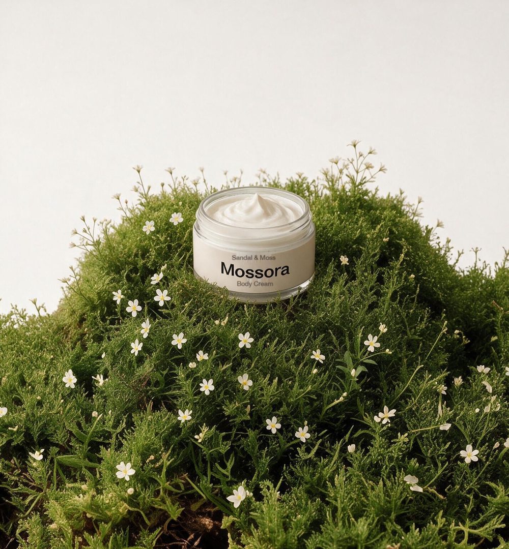 Mossora body cream product shot