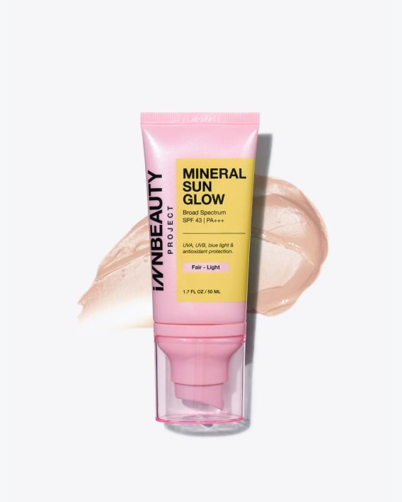 Mineral Sun Glow SPF with swatch